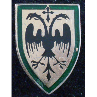Insigne du 19° régiment de dragons de fabrication Drago Paris retirage