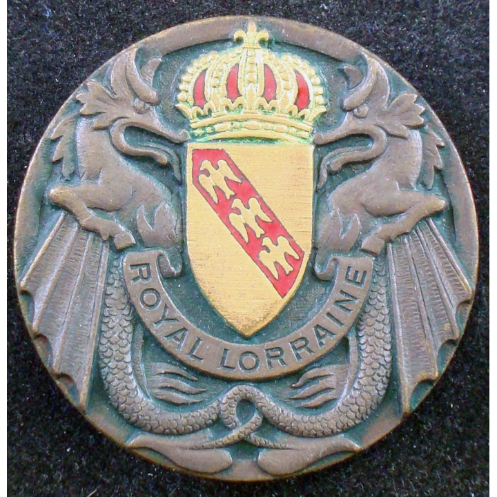Insigne du 24° régiment de dragons Drago Paris G. 1276 en émail