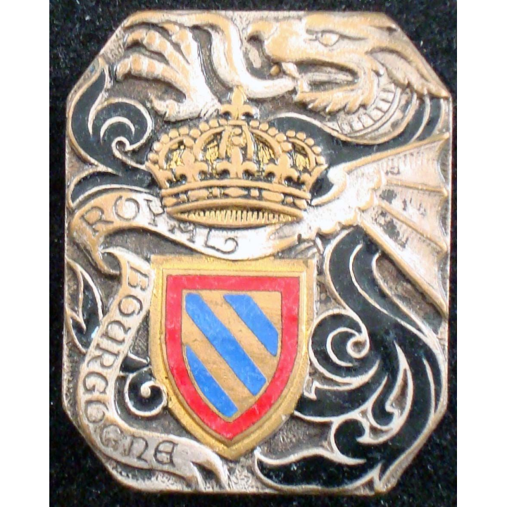 Insigne du 25° régiment de dragons Royal Bourgogne Drago Paris