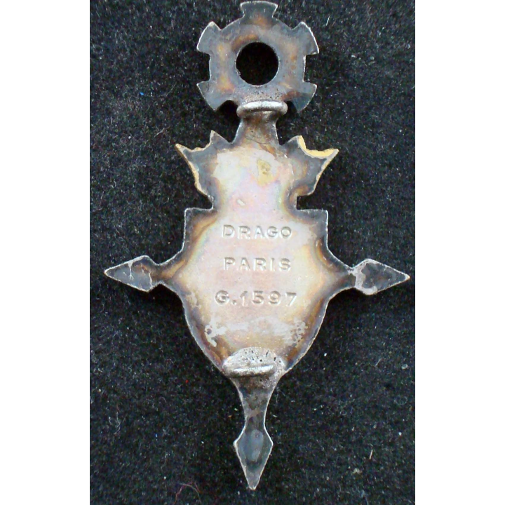 Insigne du 26° régiment de dragons de fabrication Drago Paris G. 1597