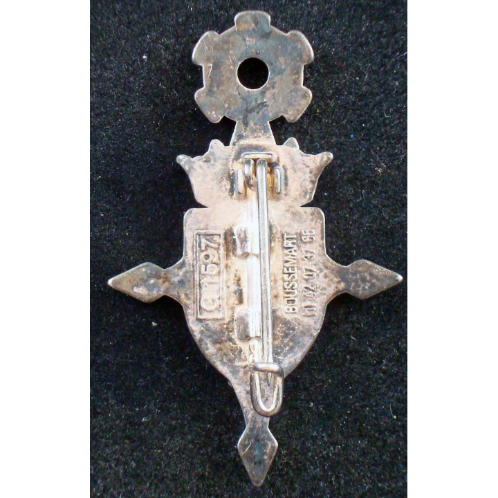 Insigne du 26° régiment de dragons de fabrication Boussemart G. 1597