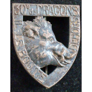 Insigne du 30° régiment de dragons Arthus Bertrand Paris