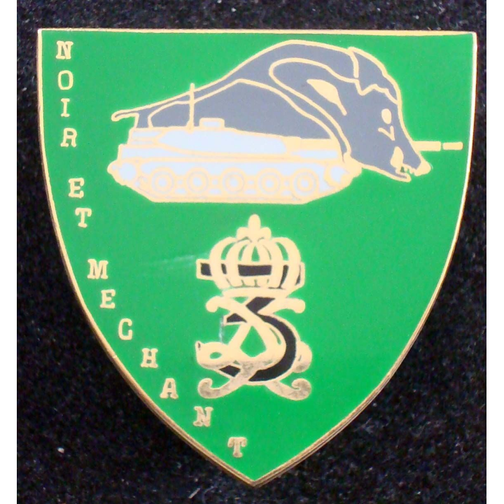 Insigne métallique du 3° escadron du 5° régiment de dragons