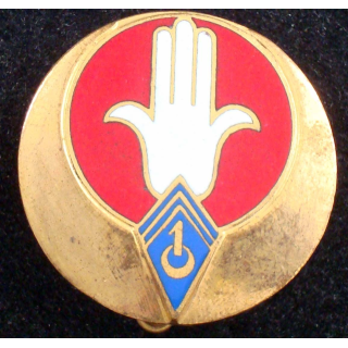 Insigne du 1° régiment de spahis algériens Drago Béranger H. 164