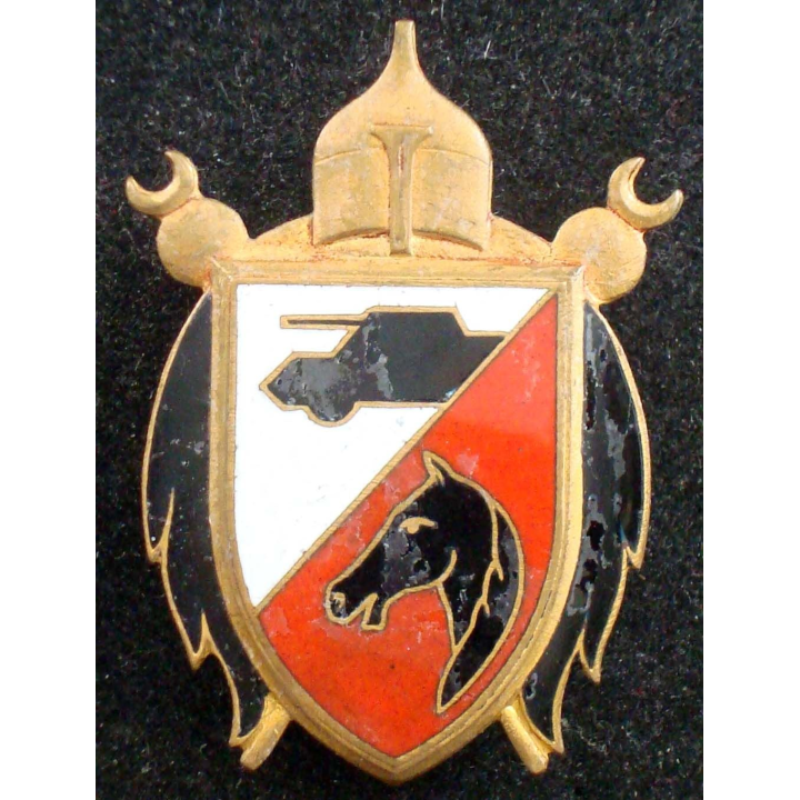 2° régiment de spahis algériens Drago Paris rue Béranger en émail
