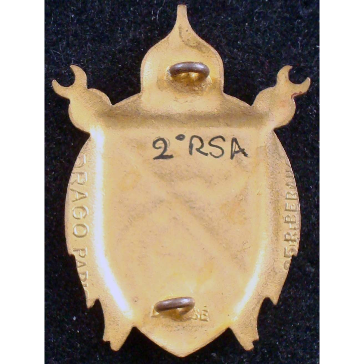 2° régiment de spahis algériens Drago Paris rue Béranger en émail
