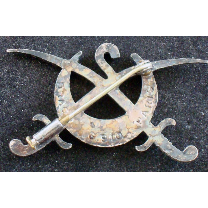 Insigne du 2° régiment de spahis algériens Drago Paris en argent