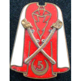 insigne du 5° régiment de spahis algériens Arthus Bertrand G. 1529