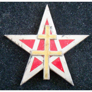 Insigne du 1° régiment de marche de spahis marocains Courtois H. 173