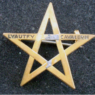 insigne du 21° régiment de spahis marocains AB G. 1627