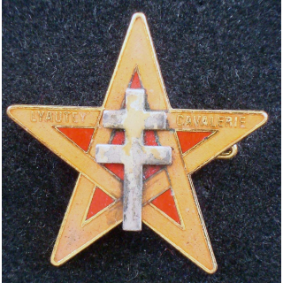 insigne du 1° régiment de spahis marocains Drago Noisiel G. 1627