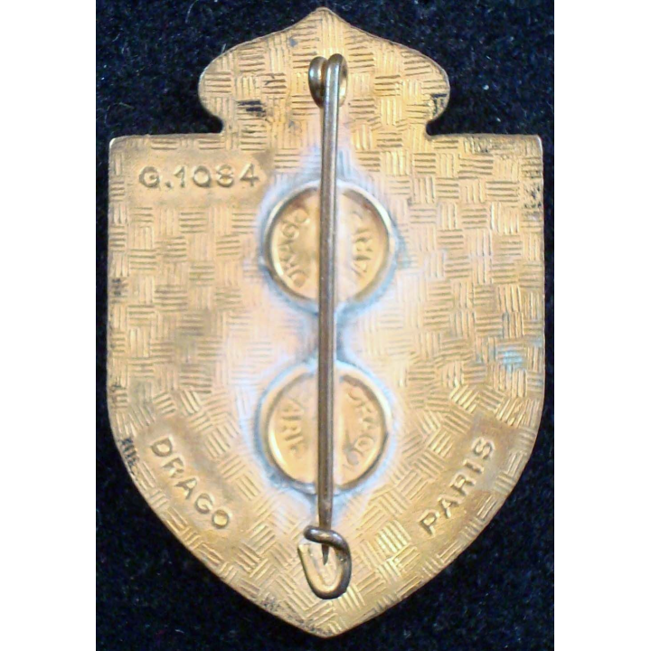 insigne du 1° régiment de spahis marocains de fabrication Drago G.1084