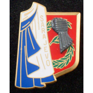 Insigne du 1° régiment de spahis à Sarajevo de février à juiin 1996