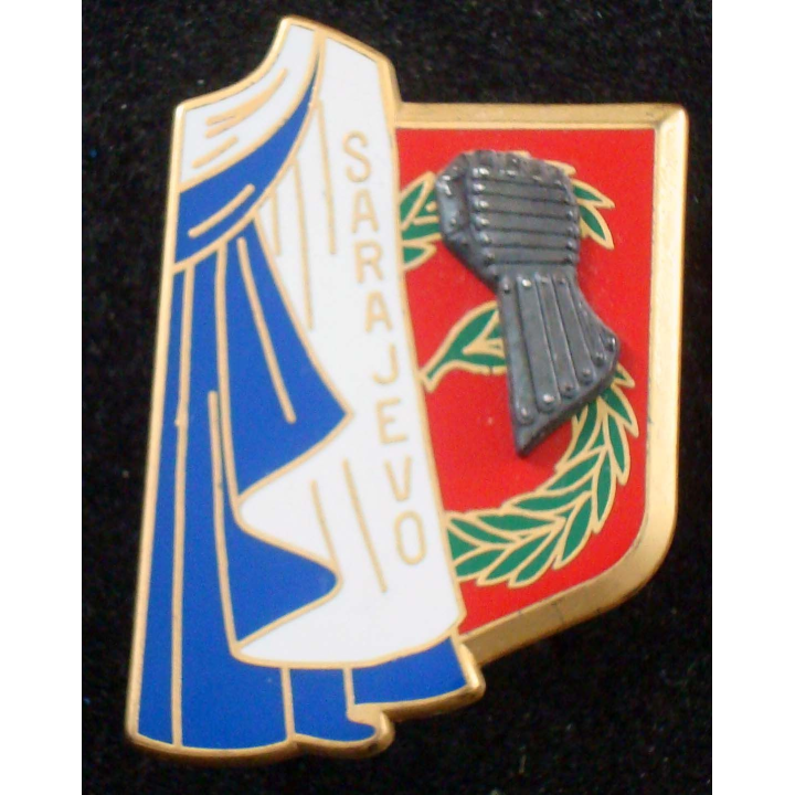 Insigne du 1° régiment de spahis à Sarajevo de février à juiin 1996