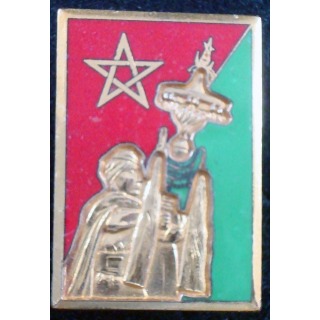 Fanfare du 1° régiment de spahis Drago n° M 147 en émail 1° modèle