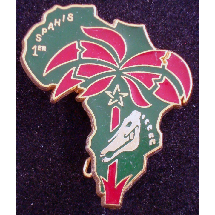 Insigne du 2° escadron du 1° régiment de spahis en RCA Delsart