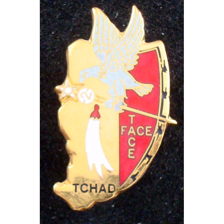 Insigne du 2° escadron du 1° régiment de spahis au Tchad Drago n° 089