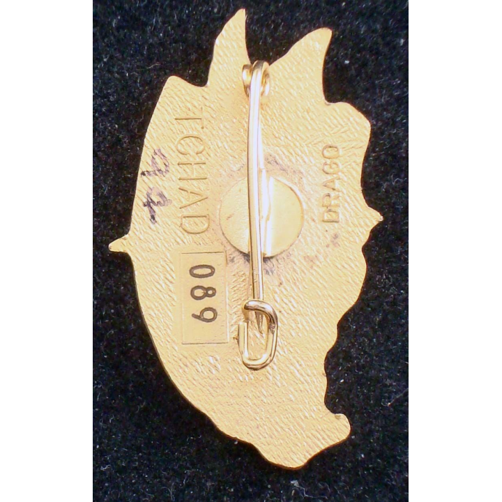 Insigne du 2° escadron du 1° régiment de spahis au Tchad Drago n° 089