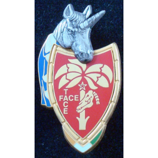 insigne du 2° escadron du 1° régiment de spahis opération Licorne 2005