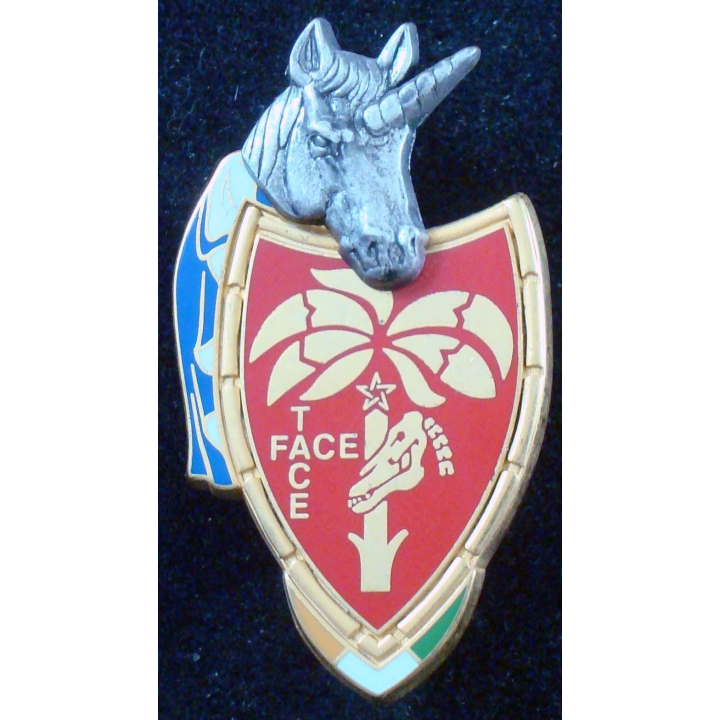 insigne du 2° escadron du 1° régiment de spahis opération Licorne 2005