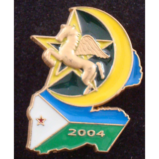 Insigne du 3° escadron du 1° régiment de spahis à Djibouti en 2004
