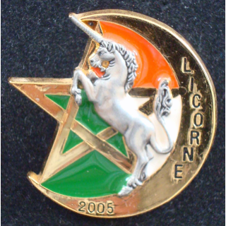 Insigne du 3° escadron du 1° régiment de spahis opération Licorne 2005