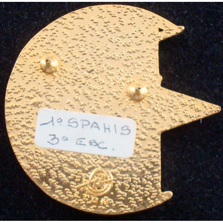 Insigne du 3° escadron du 1° régiment de spahis opération Licorne 2005
