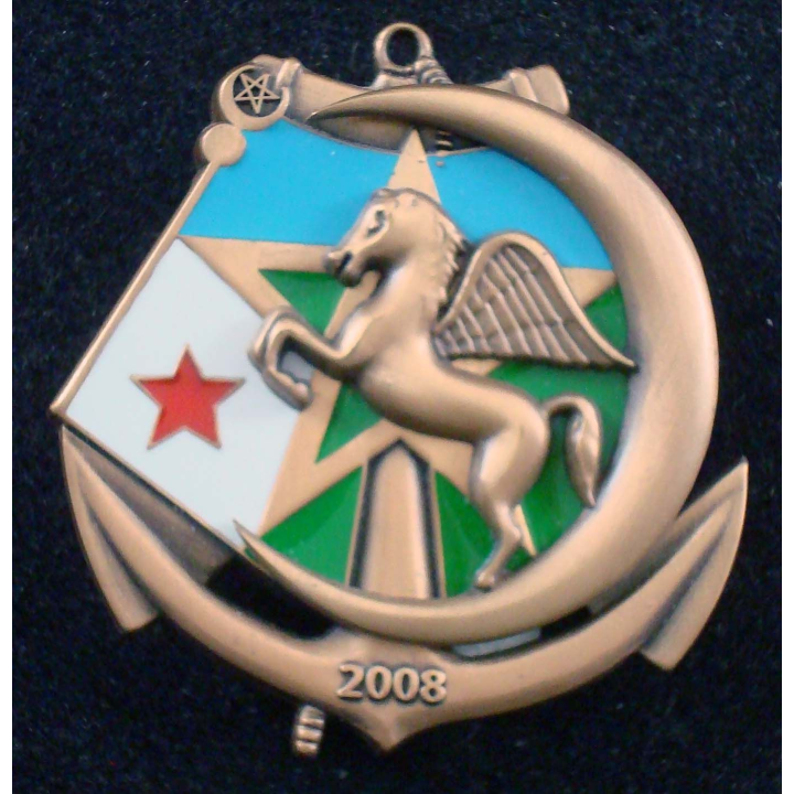 Insigne du 3° escadron du 1° régiment de spahis à Djibouti en 2008