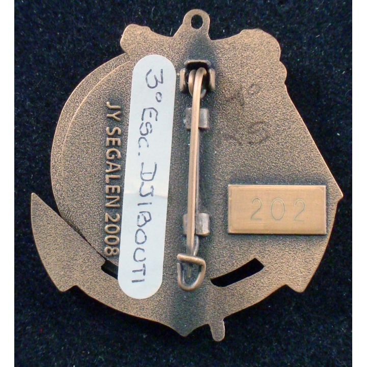 Insigne du 3° escadron du 1° régiment de spahis à Djibouti en 2008