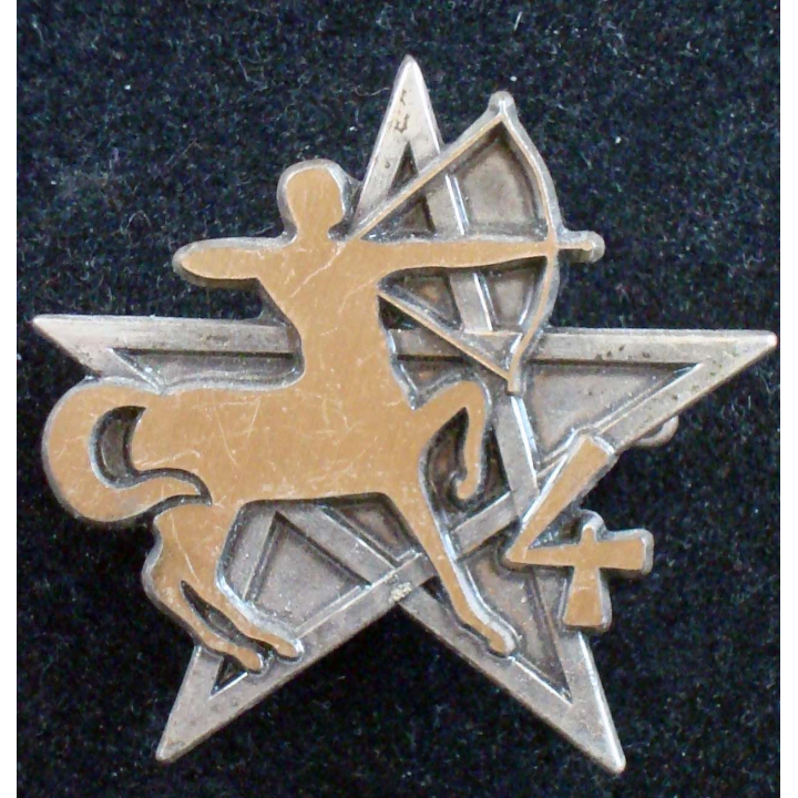 Insigne du 4° escadron anti chars du 1° régiment de spahis FIA