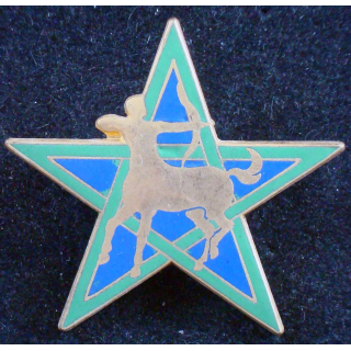 Insigne du 4° escadron anti chars du 1° régiment de spahis Drago MLV