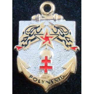 Insigne du 4° escadron du 1° régiment de spahis en Polynésie Pichard