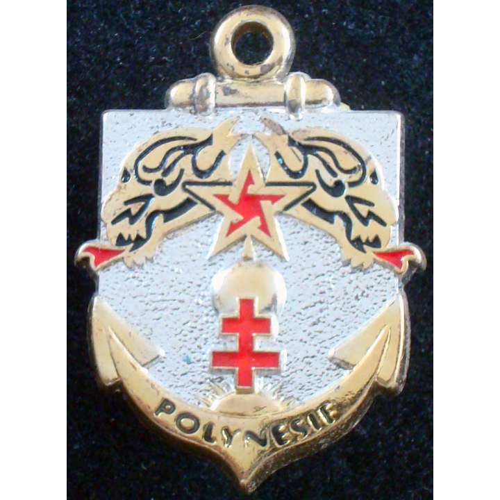 Insigne du 4° escadron du 1° régiment de spahis en Polynésie Pichard