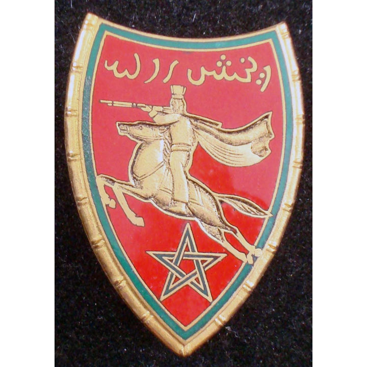 Insigne du 2° régiment de spahis marocains Drago Olivier Métra