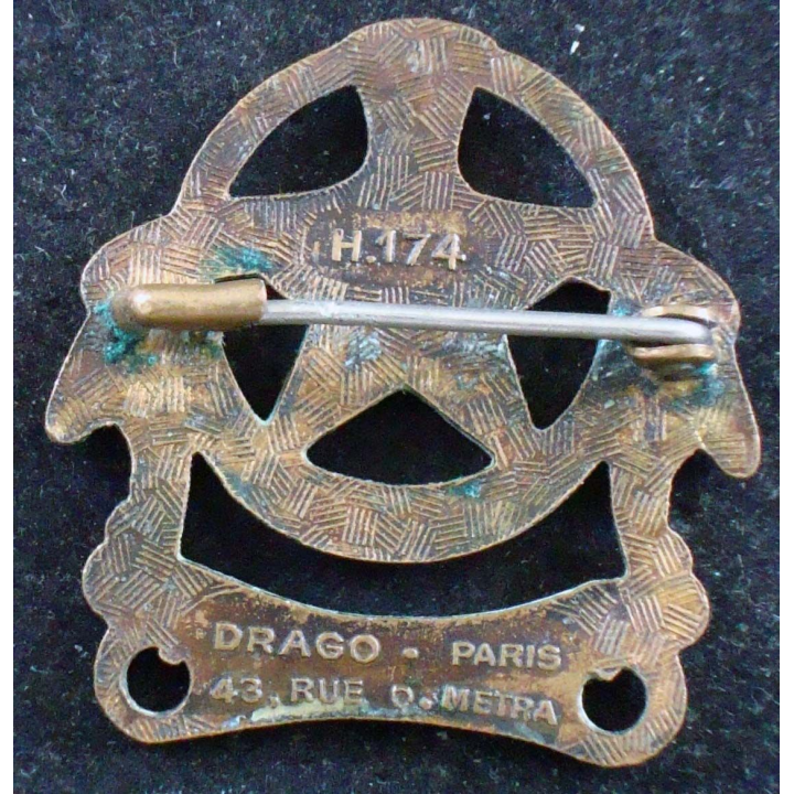 Insigne du 3° régiment de spahis marocains Drago Olivier métra H.174
