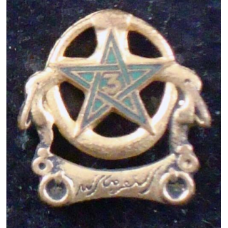 Insigne miniature du 3° régiment de spahis marocains Drago Paris