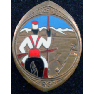 4° régiment de spahis marocains France Maroc cheval noir ombre gravée