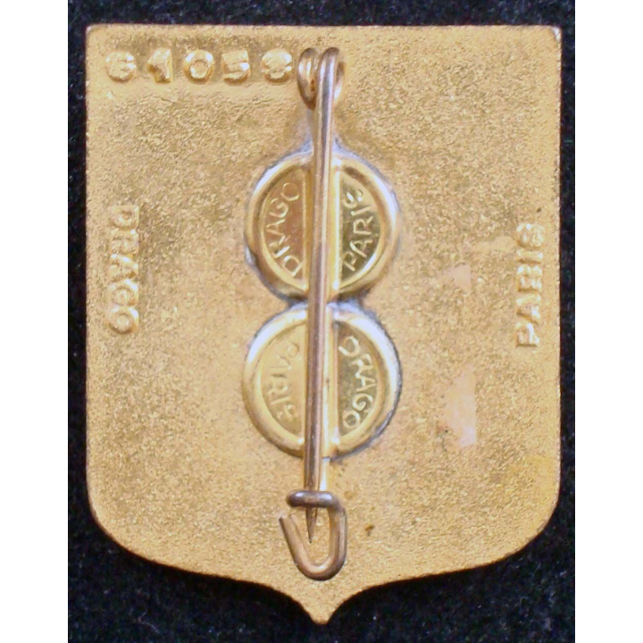 Insigne du 6° régiment de spahis marocains Drago Paris G. 1058 émail