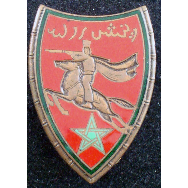 Insigne du 22° régiment de spahis marocains Drago Paris G. 452