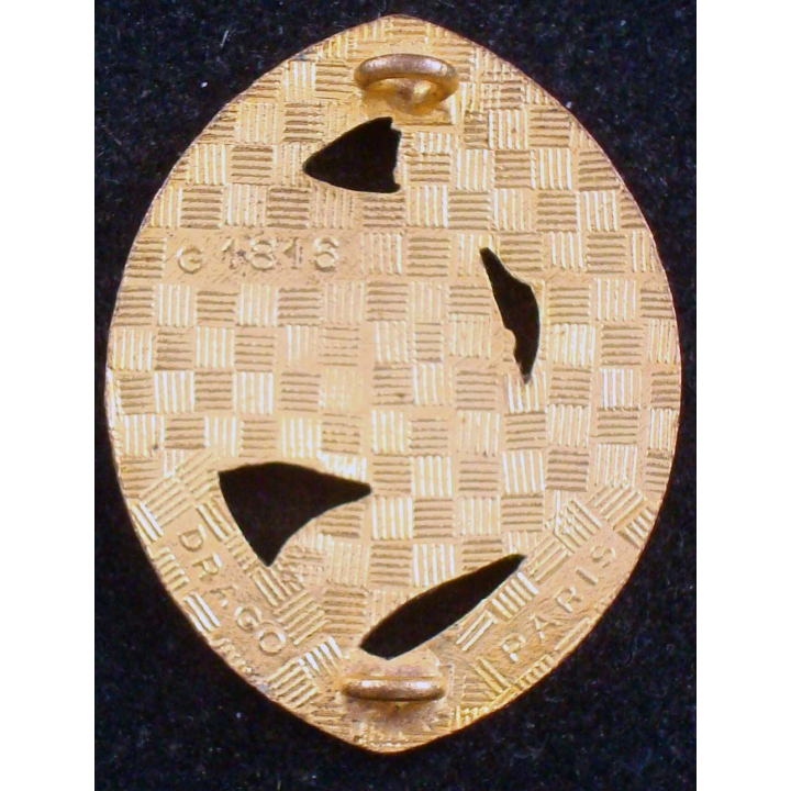 Insigne du 24° régiment de spahis marocains Drago G. 1816 en émail