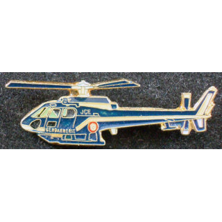Pin's métallique d'hélicoptère de la gendarmerie
