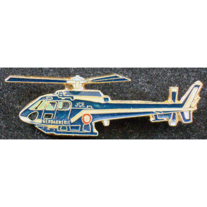 Pin's métallique d'hélicoptère de la gendarmerie