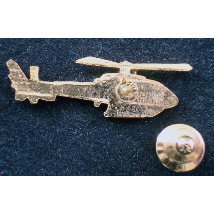 Pin's métallique d'hélicoptère de la gendarmerie