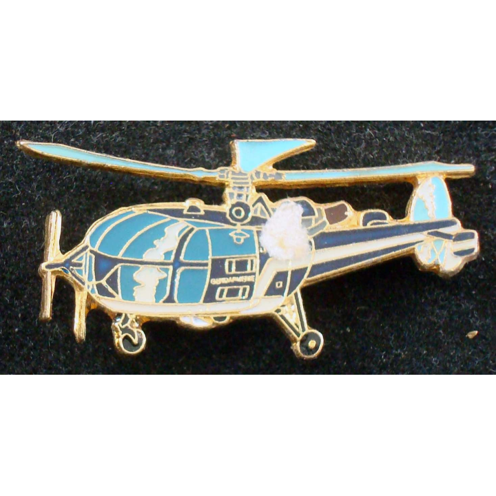Pin's métallique d'hélicoptère de la gendarmerie