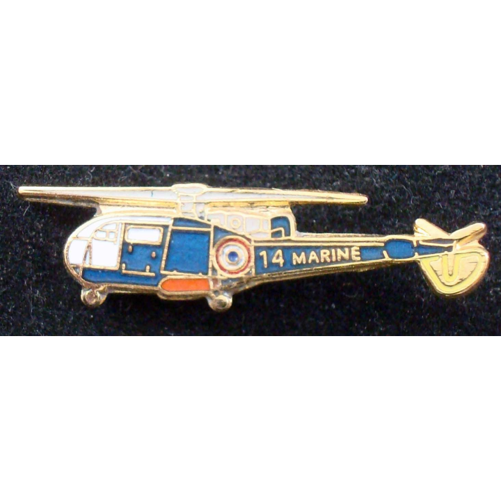 Pin's métallique d'hélicoptère de la gendarmerie