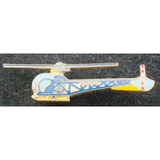 Pin's métallique d'hélicoptère de la gendarmerie