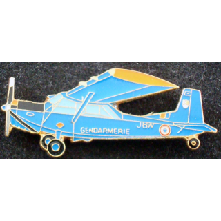 Pin's métallique d'avion de la gendarmerie