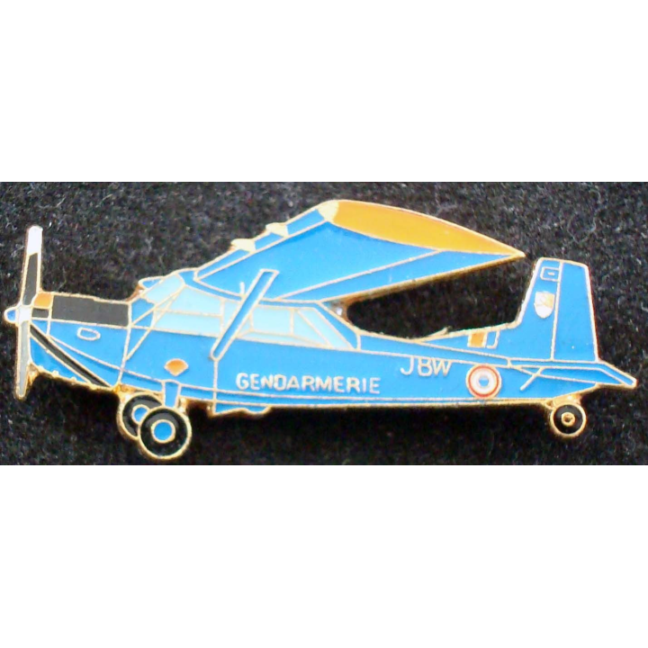 Pin's métallique d'avion de la gendarmerie