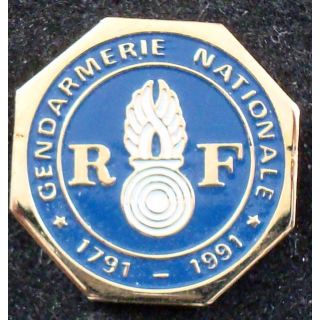 Pin's métallique bicentenaire de la gendarmerie nationale 1791 - 1991