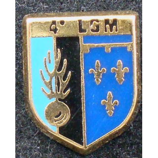 Pin's métallique de la 4° légion de gendarmerie mobile